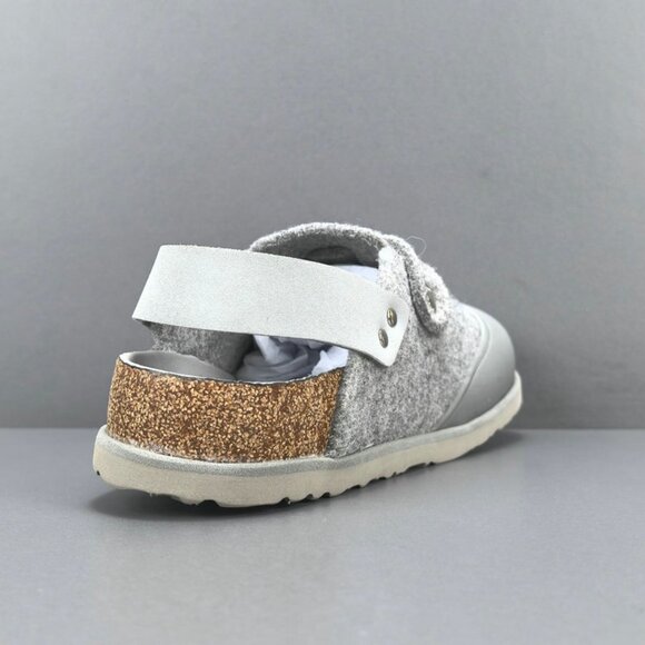 DIOR AND BIRKENSTOCK Tokyo mules in grey nubuck leather - Picture 11 of 13